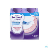 Fortimel 1.5kcal Arôme Fraise Complément Nutritionnel Dénutrition Bouteilles 4x200ml